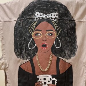 Coffee Queen Fur lined vest