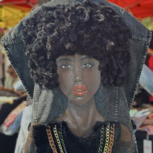 Afro Fur vest -Statement piece